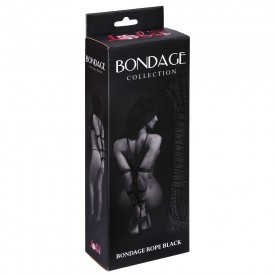 Черная веревка Bondage Collection Black - 9 м.